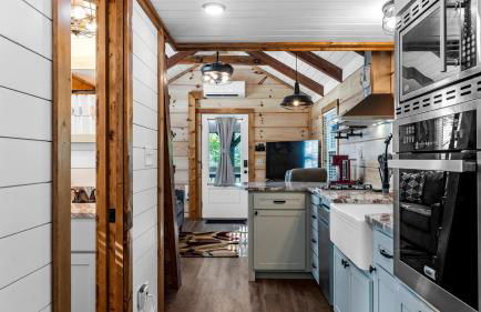 Peaceful Mountain Tiny Home with Breathtaking Valley Views & Fireplace Near Lookout Mountain, Menlo GA - Foto 11