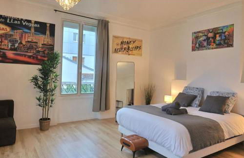 SC3 - Suite 50m2 - Confort Absolu à Enghien - Paris 15' - Casino à pied - Foto 16