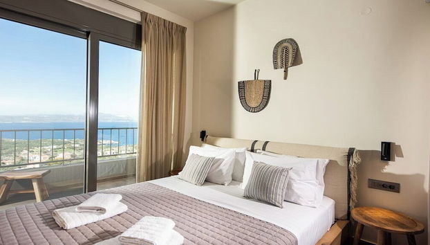 A UNIQUE VILLA IN KOKKINO HORIO - Foto 3, Habitación