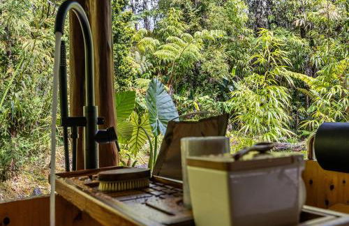 Volcano Tea House Cottage-SpaBath-HotTub-FirePlace - Foto 22