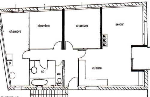 Confort 85m², 3 chambres, 5 pers, terrasse, animaux admis, St Martin de Belleville - FR-1-452-118 - Foto 20