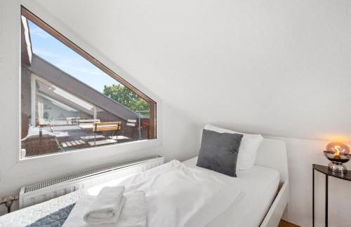 BackHome - BUSINESS&FAMILY - Parken, 3-Zimmer, SmartTV, Balkon, Waschmaschine, ruhige Stadtrand-Lage, Netflix, 60qm, 24h Checkin - Foto 7