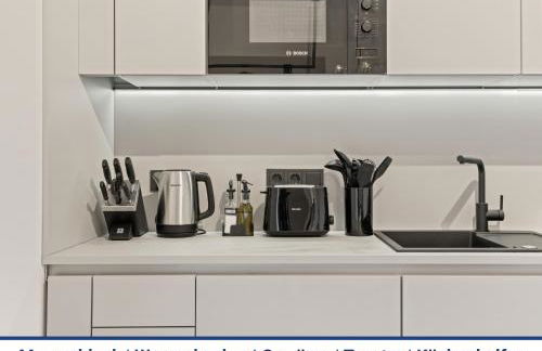 1-2 Personen - Parkplatz - Fahrradgarage - Zentrum - Küche - Balkon - WLAN - Klima - Foto 17