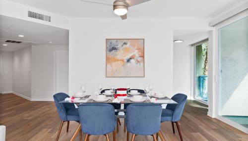 The Turquoise Lounge - Chic 2BR Beach view Pool, Sauna - Foto 2, furniture, pet friendly