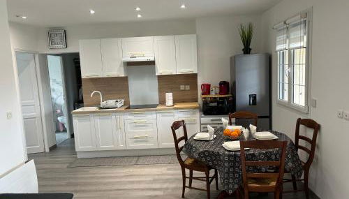 House with terrace près de l'Aéroport RoissyCDG - Tour Eiffel - Champs Elysée - Paris - Aéroville centre commercial - Parc Astérix - Disneyland Paris - Mer de sable - Châteaux de Chantilly et Ecouen - Parc des expositions Villepinte - Le Bourget - Foto 5, stove, minibar