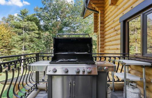 Log House Chalet, Volleyball field, Sauna, Hot Tub - Foto 72