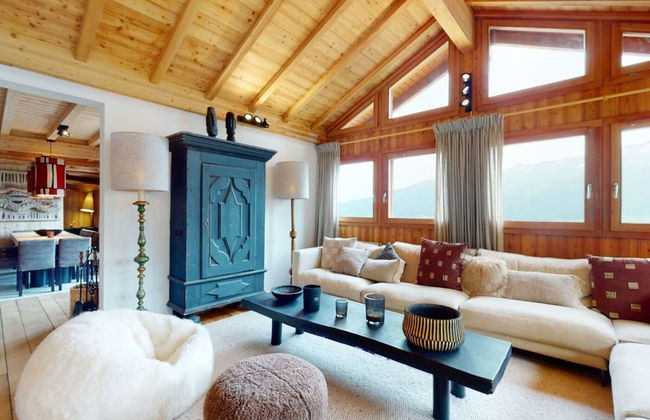 Beautiful Chalet in Le Bouveret With Garden - Foto 11