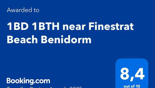 1BD 1BTH near Finestrat Beach Benidorm - Foto 3