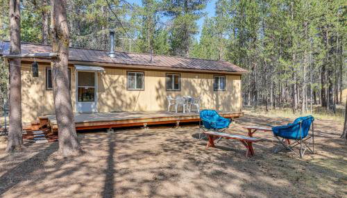 1 Mi to State Park Peaceful La Pine Cabin with Deck - Foto 3