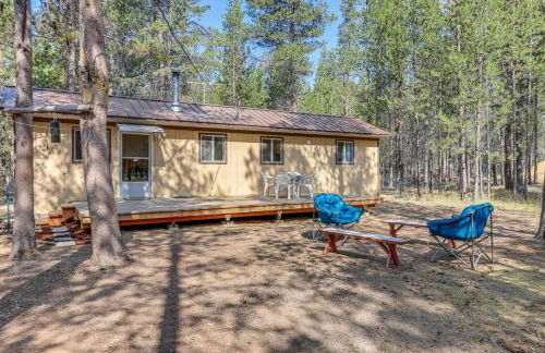 1 Mi to State Park Peaceful La Pine Cabin with Deck - Foto 3