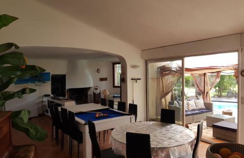 LA MARINE Piscine chauffée villa avec piscine 5 mn à pied de la mer - Foto 5