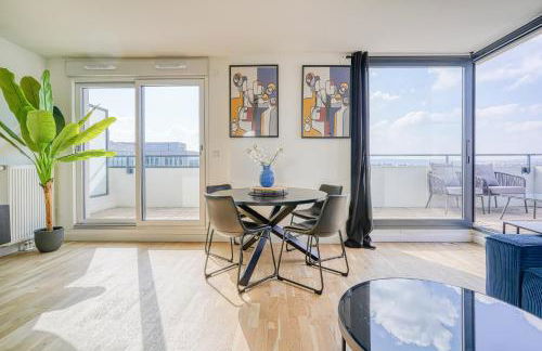 Grand appartement avec belle vue Paris - Foto 12