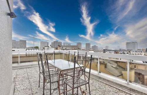 Splendide terrasse avec vue Tour Eiffel - Foto 29