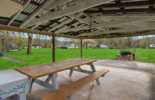 Riverfront Cabin Wood Stove Fire Pit & Grill - Foto 4