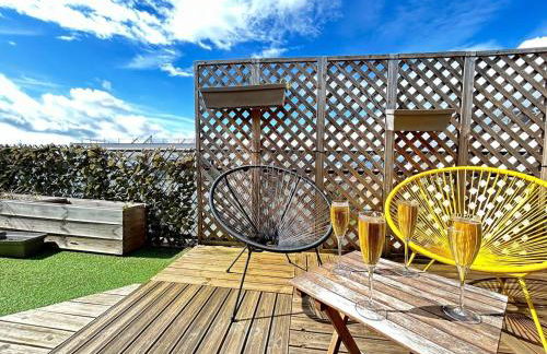 Rooftop 6 pers, 2 Sdb avec terrasse - Foto 22