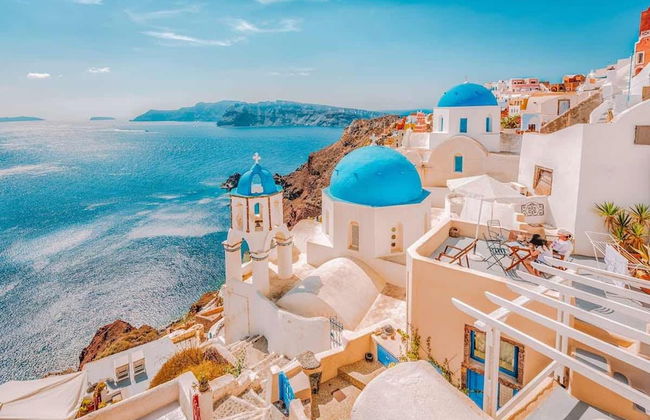 Santorini Rooftop Hot Tub Suite w Panoramic Views - Foto 14