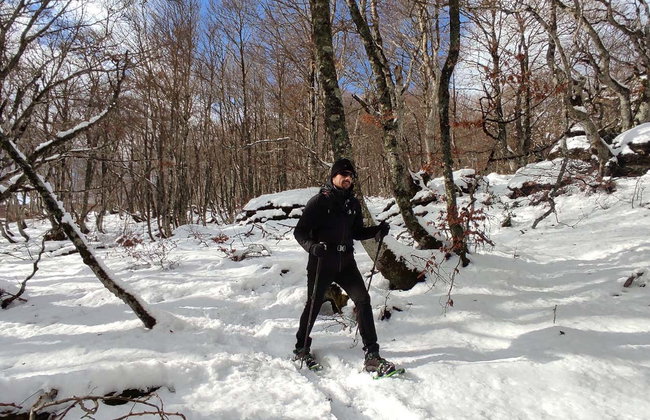 Paseo con raquetas de nieve por los Collados del Asón - Foto 2