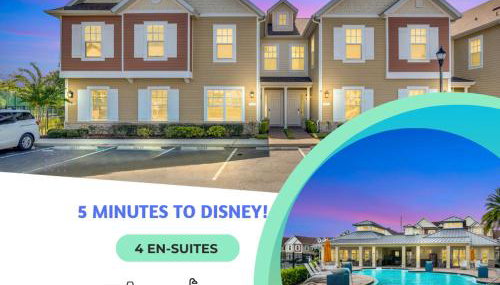 4 BR 4 BA Villa 5min Disneyworld 1804ft BBQ - Foto 1