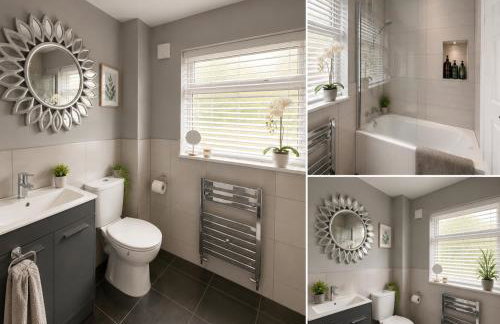 3BR, Sleeps 5, Free Parking, Fast WiFi, Near M62 & Leeds - Foto 5