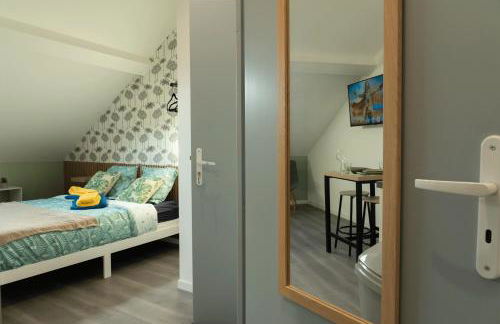 CitizenHouse Anzin - 4 Studios - 15 à 36m2 - Jardin - Terrasse - Accès autonome - WiFi - Netflix - Foto 34