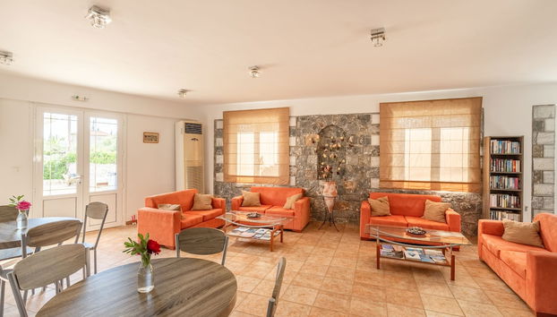 Zona de estar del vestíbulo