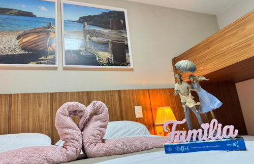 Magnífico APARTAMENTO de Charme - 3 quartos AR CONDICIONADOS SPLIT - Beira Mar, 2 banheiros, 2 Vagas Garagem, 4 Varandas, 2 Elevadores, Redes para Descanso, Wi-Fi, Air Fryer, Disney Plus, HBO Max, Cadeiras de Praia e Caixa Térmica - Photo 23