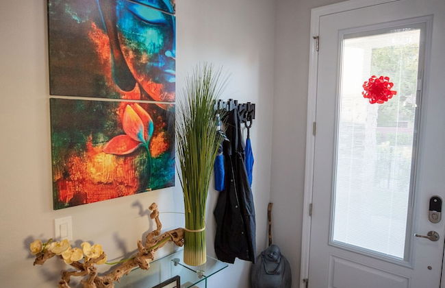 Brand New Modern Pet Friendly Zen Home W/ Private Home Theater & Hot Tub! 2 Bedroom Home by RedAwning - Photo 48