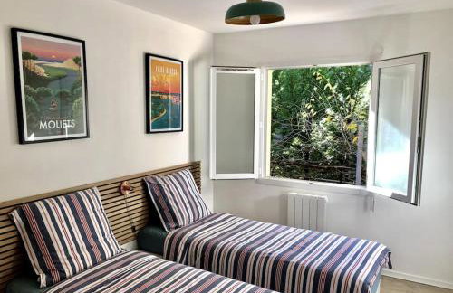 BEACH HOUSE DE CHARME A MESSANGES. LA MAISON BLEUE - Photo 8