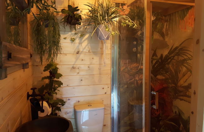 Cabin set in a Beautiful Romantic Tropical Garden - Foto 13