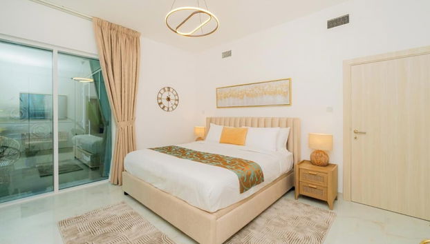 Bright And Stylish 1BHK Apartment - Foto 2, Habitación