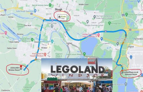 28 ExcellentStays - Heathrow - 5 Bedroom House - Foto 33