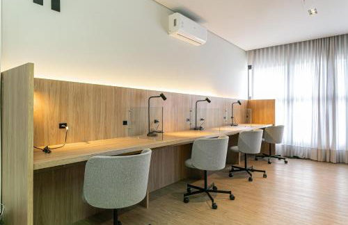 The Bridge by Viva - Prédio com piscina no terraço e academia em Floripa - Photo 13