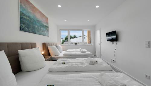 Apartment 150QM 8 Personen Neuss, Düsseldorf mit Terrasse, Parkplatz, Küche - Foto 5