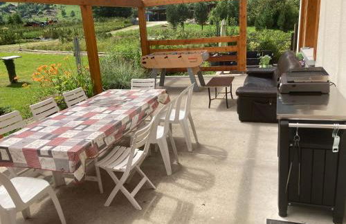 l'Echo des Glieres vue montagne centre village sauna & grill - Foto 43