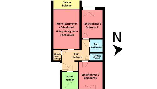 3 Zi, Balkon, ruhig, 73m²: ein Hauch von Luxus - Foto 5