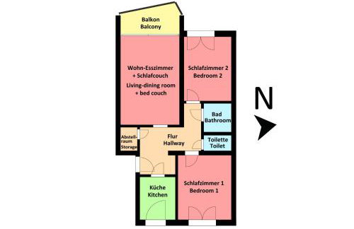 3 Zi, Balkon, ruhig, 73m²: ein Hauch von Luxus - Foto 5