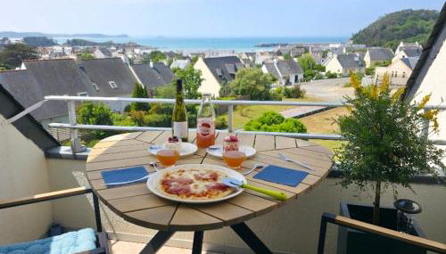 Appartement ERQUY Bretagne vue mer exceptionnelle sur les hauts d'Erquy au calme ! 900 m du centre ville et au pied du GR34 - Foto 4