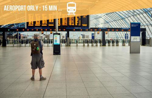 L'Évasion Design - Rooftop - 8 min Gare Orly - Foto 30