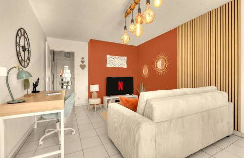 Le Montaigne - Climatisation, Parking Privé, Tramway et Airbus - Photo 15