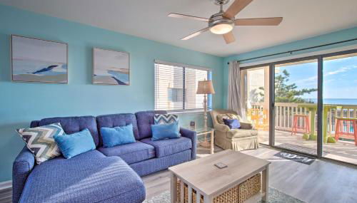 Walk to Shore! Ocean-View Condo in Carolina Beach - Foto 4