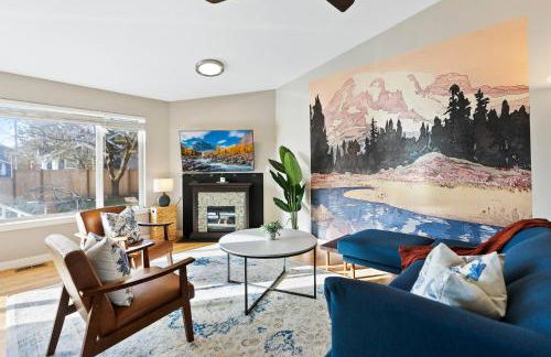 Modern 4BD home in Ballard with A/C, pet-friendly - Foto 12