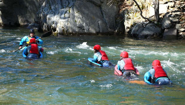 Having fun in the Noguera Pallaresa River