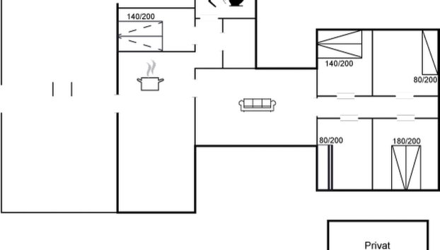 "Thrugils" - 200m from the sea - Foto 2, Floorplan