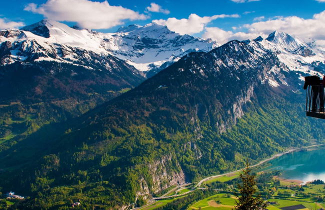 Funiculaire à Harder Kulm - Photo 13