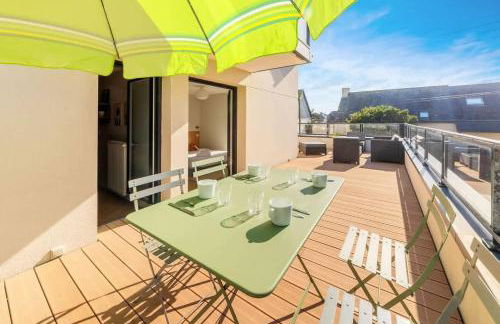 La Marinière - Terrasse et parking, proche plage - Foto 13