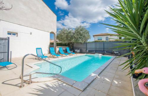 GuestHouse La Costière - logements indépendants - espace piscine jacuzzi - Foto 34