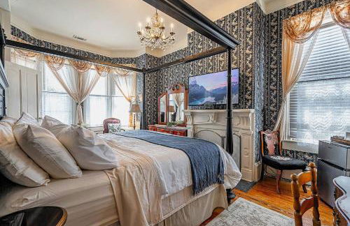 Master King Room Victorian with Private Bathroom in a Historic house - Foto 27