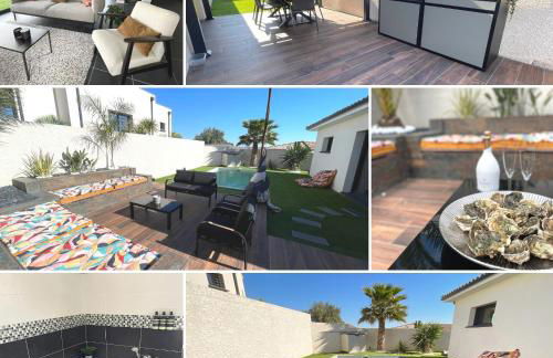 Villa contemporaine avec piscine chauffée proche des plages - Foto 2