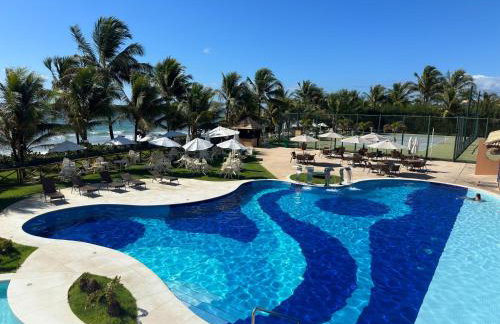 Flat Guarajuba 4 quartos térreo à Beira Mar - pé na areia - governança com arrumadeira e Wi Fi inclusos - Foto 30