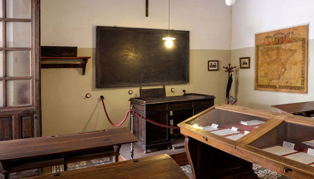 L'aula in cui impartiva lezione Antonio Machado